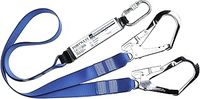 Portwest FP51 Safety Lanyard Double Webbing with Shock Absorber - Fall Protection Harness 1.8m Royal Blue