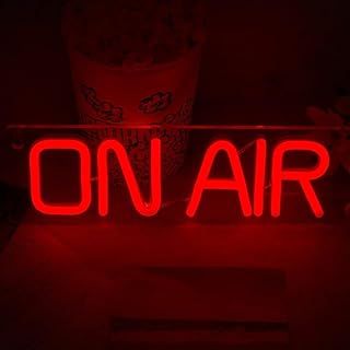 Nuanchu on Air Sign USB Operated Neon Light up Air Sign Wall Hanging LED Signs for Office Shop Restaurant Bar Garage Storefront Wall Decor(Red)