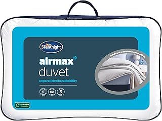 Silentnight Airmax Super King Duvet – 10.5 Tog Breathable All Season Duvet Quilt with Mesh Sides to Prevent Overheating – Machine Washable and Hypoallergenic - Super King Size
