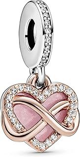 Pandora Sparkling Infinity Heart Charms