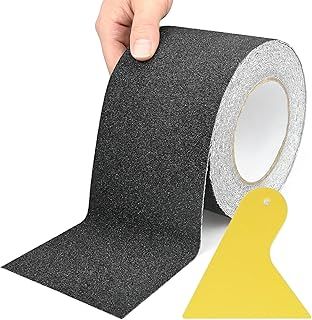 10mx10cm Anti Slip Tape, Safety Tapes with Scraper,High Traction Waterproof Grip Tape Elderly Children, Non Slip Adhesive Stair Treads, Anti Slip Traction Tape for Stairs Steps Decking Indoor Outdoor