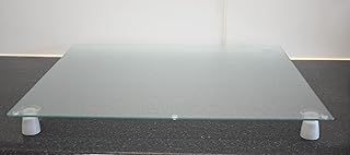 60X52Cm Universal Hob Cover Plate Tempered Glass Worktop Saver Frosted with 4X Feets Dishwasher Safe 5mm