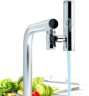 GEYSER EURO - Kitchen Tap Filter with ARAGON Cartridge, Faucet Water Filter with Long-Lasting Purification, Easy-to-Install Filter System with Switch for Clean Water (3000L Cartridge Included)