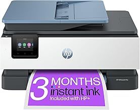 HP OfficeJet Pro 8125e All-in-One Printer | Colour | Printer for Home | Print, Scan, Copy Automatic document feeder| 3 months of Instant Ink | Print over VPN with HP+ | Up to 3 years Warranty