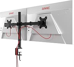 Duronic Dual Monitor Stand DM152 Adjustable Computer Monitor Arms Multi Dual Screen Stands Ergonomic 2 Monitors Mount Display Stand for Two Monitors 13-27 Inch Desk Mount Screens
