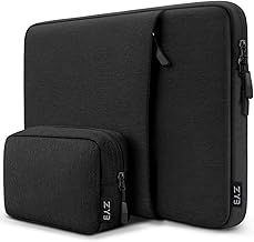ZYB 16 Inch Laptop Sleeve Case,Shockproof Waterproof Notebook Case 16 Inch for 2021-2023 MacBook Pro 16 M3 M2 M1(A2991/A2780/A2485/A2141),16" Lenovo ThinkBook/IdeaPad Asus HP Dell Chromebook, Black