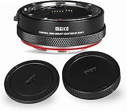 Meike MK-EFTR-B for Canon EF/EF-S Lens to RF Mount Cameras Auto-Focus Lens Adapter with Control Ring for Canon EF/EF-S Lenses to Canon EOS R RP R5 R6 R7 R10 C70