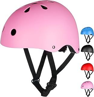 Kids Helmet, Kids Bike Helmet Age 3-13, Adjustable Cycle Helmet for Boys Girls & Toddler, Lightweight Skateboard Helmet Children Safety Multi-Sport Bicycle Helmet for Cycling Scooter Skating