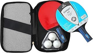 Deluxe Table Tennis Ping Pong Set 2 Bats Rackets and 3 Balls Set Family Game