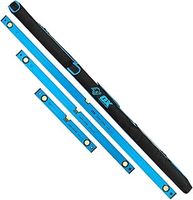OX Pro Tuff Spirit Level 3pk with Bag 600mm 1200mm 1800mm | Strong Bubble Level Set with Carry Case Precise Vials Accurate Measuring Calibrated to 0.005”/” (0.5mm/m)