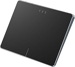 ProtoArc T1 Plus Wireless Trackpad for Windows10/11, Rechargeable Bluetooth Touchpad Mouse with Multi-Gesture Support for PC Laptop Notebook Desktop Computer, Black