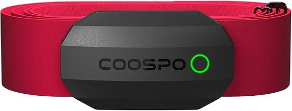 COOSPO Heart Rate Monitor Chest Strap,Bluetooth ANT+ Chest HRM for Running Cycling Gym Fitness, Heart Rate Monitors IP67 Waterproof Compatible with Strava Zwift Wahoo Garmin Polar Peloton App