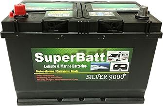 12V 110AH SuperBatt CB110 Deep Cycle Leisure Battery Caravan Motorhome - Mover, Marine Boat