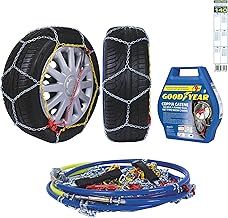 Goodyear 77916 "G9", 9 mm car passenger snow chains, TUV and ONORM approved, Size 140