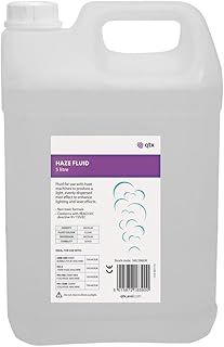 QTX | Haze Fluid 5L – Quality Fog Juice for All Smoke Machines – Medium Density, No Residue, Non-Toxic – Ideal for Gigs, Parties, Bonfire Night, Fireworks, Stage & Club Lighting