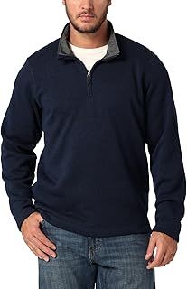 Wrangler Authentics Men's Sweater Fleece Quarter-Zip Pullover
