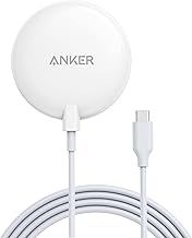 Anker Wireless Charger, Magnetic Pad with 5 ft Built-In USB-C cable, 313 (Pad) Only for iPhone 13/13 Pro / 13 Pro Max / 13 mini/iPhone 12/12 Pro / 12 mini (No AC Adapter)