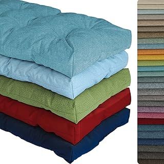 AERTMS Custom Bench Cushions for Indoor,10cm Thick Bench Cushions,Multiple Fabrics Optional Window Seat Cushion,Outdoor Garden Bench Seat Cushion,Seat Pad Cushion for Patio/Bay Window/Garden Bench