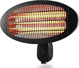 SORTFIELD Wall Mounted Electric Patio Heater Ceiling Mount Quartz Heater waterproof …