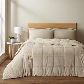 Catherine Lansfield Cosy Cord 6.5 Tog Coverless Comforter Duvet Natural