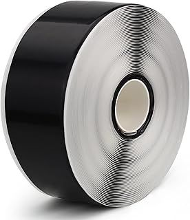 Deck Joist Tape | 51mm x 15m x 1.2mm | 1 Roll | Extra Thick Butyl Flashing Joist Protection Tape | Heavy Duty Self-Adhesive Waterproof | for Wood Decks Beams Roof (JDT05050) | Black