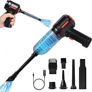 URAQT Handheld Vacuum, 9000PA Powerful Car Vacuum Cleaner Cordless, 120W High Power Wet & Dry Mini Vacuum Cleaner, Lightweight Portable Car Hoover for Kitchen, Car, Office, Home, Pet Hair Cleaning