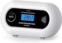 Carbon Monoxide Detector, KARUOTOP 10-Year Sealed Battery CO Alarm with Digital LCD Display, Battery Powered Carbon Monoxide Alarm for Home, EN 50291 Standard