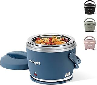 Crock-Pot 2143870 Electric Lunch Box Personal Food Warmer, Plastic, Faded Blue