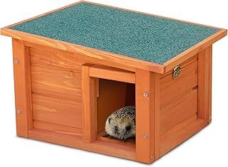 KCT Oslo Wooden Hedgehog House Outdoor Sanctuary Hibernation Hogitat Shelter