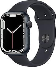 Apple Watch Series 7 (GPS, 45MM) Midnight Aluminium Case with Midnight Sport Band (Renewed)
