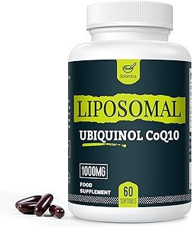 Liposomal Ubiquinol Vegan CoQ10 1000 mg, The Active Form of CoQ10, User-Friendly Formula, Easy to Absorb, Designed for Various Lifestyles, 60 Softgels, Pack of 1