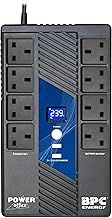 BPC Energy UPS Power Supply UK - 1000VA UPS with 8 Outlets - UK Plug BS1363A - Surge Protected | Reliable Computer Uninterruptible Power Supply Units for Home & Office