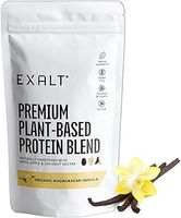 EXALT Natural Vegan Protein Powder - 100% Plant-Based – Gluten Free - No Artificial Flavours or Additives | Madagascan Vanilla | 500G