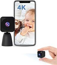 AOBOCAM Mini Spy Hidden Camera 1080P HD Wireless WiFi Indoor Security Camera with Night Vision, Motion Detection, Wide Angle, APP Control (black 1)