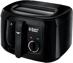 Russell Hobbs Electric Deep Fat Fryer, 2.5L capacity/can cook 1kg food, Carbon odour filter, Large observation window, Non-stick coated pan, Adjustable thermostat, Handle lift system, 1800W, 24570