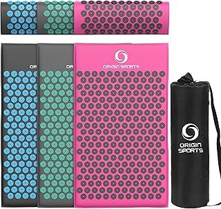 Acupressure body mat and Pillow - Yantra Shakti Massage mat long - Relieve Back and Neck Pain, Relax Muscles, Relieve Insomnia - Includes Washable Cover, Travel Bag