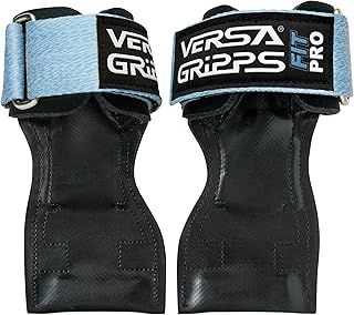 Versa Gripps® Fit Pro, Made in the USA, Wrist Straps for Female Athlete, the Best Training Accessory, Blue Hydrangea, XS