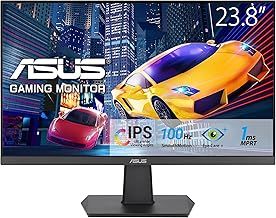 ASUS VA24EHF Eye Care Gaming Monitor – 24-inch (23.8-inch viewable), IPS, Full HD, Frameless, 100Hz, Adaptive-Sync, 1ms MPRT, HDMI, Low Blue Light, Flicker Free, Wall Mountable