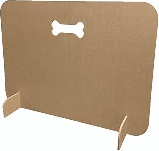 Vanity Style Plain Pet Stopper, Free Standing Dog Barrier, Gate, Very Easy Setup (Natural, 51 x 75 cm)