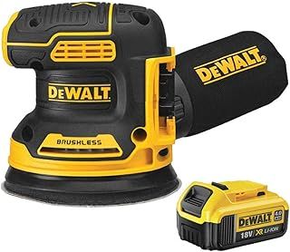 Dewalt DCW210N 18V Brushless 125mm Random Orbital Sander with 1 x 4.0Ah Battery