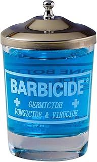 Barbicide Salon Barber Professional Disinfecting Manicure Table Jar, 1 count (Liquid not included)
