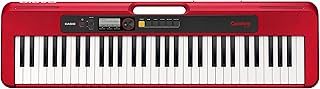Casio CT-S200RDC5 61 Key Portable Electronic Keyboard in Red with Dance Music Mode