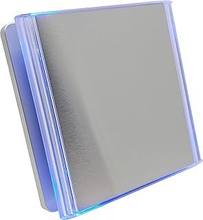 CTQF100t Smart LED 4" Inch Bathroom Extractor Fan with Timer Overrun Delay. Stainless Steel High Airflow Silent Bathroom Fan | Toilet Ventilation | Kitchen Ceiling Extractor | Fan Shower 240v