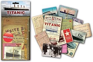 Titanic Memorabilia Gift Pack with over 20 pieces of Replica Artwork