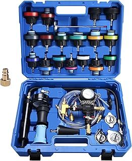 FreeTec Universal Radiator Pressure Detector Vacuum Cooling System Tester Master Tool Kit