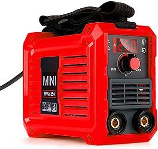 Small Welder Machine, Mini Portable ARC Welder, Digital LED Display, 220V MMA Welding Inverter Gasless Tool, Included Electrode Holder,Work Clamp, Input Power Adapter Cable and Brush.