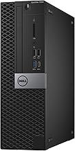 Dell OptiPlex 7050 SFF Desktop Black Intel Core i5 Processor Genuine Windows 10 Professional 12 Months Warranty (Core i5, 8GB RAM, 240GB SSD) (Renewed)