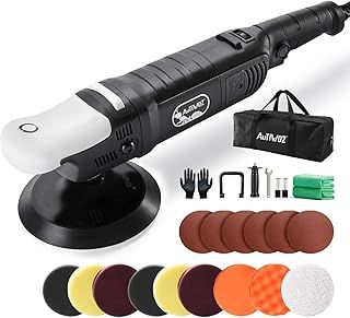Car Buffer Polisher, 6-Inch Rotary Polisher for Car Detailing, 6 Variable Speeds 1000-3800 RPM, Rotary Buffer Kit for Car Detailing/Polishing/Waxing