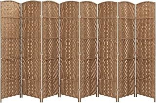 Room Divider 6 Panel Wall Partition Privacy Screen Area Separator Foldable (6Panel-Beige)