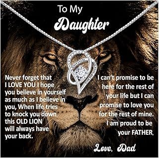 Daughter Necklace, Daughter Gifts from Father to Daughter, Dad to Daughter Gift, Birthday Gift for Daughter